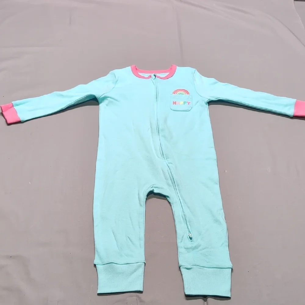 Koala Kids Blue‎ and Pink One Piece Footies with Stretchy Comfort